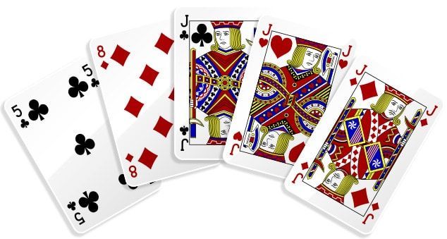    Cartas de poker: Trío