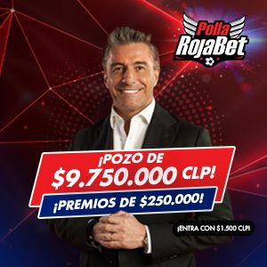pozo de $9.750.000 premios de $250.000 Polla Rojabet